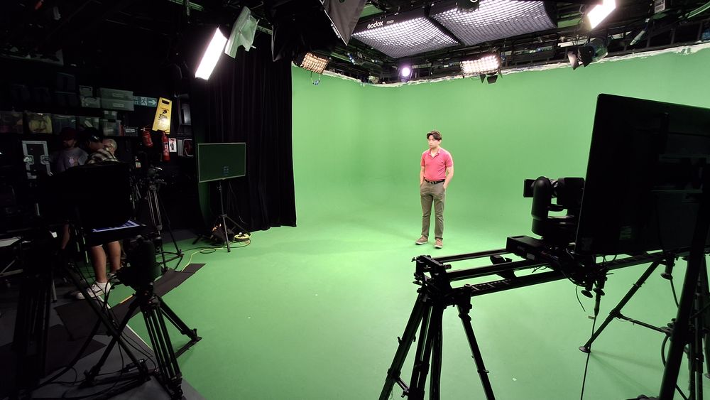 Green Screen Studio Setup